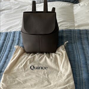 Quince Small Leather Backpack